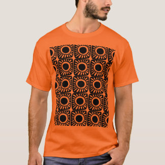 Orangefarbener Pop T-Shirt