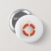 Orangefarbener Ring Button (Vorne & Hinten)