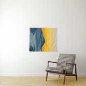 Orangefarbener Sonnenaufgang oberhalb von Uršlja g Wandteppich (Beispiel (Horizontal))