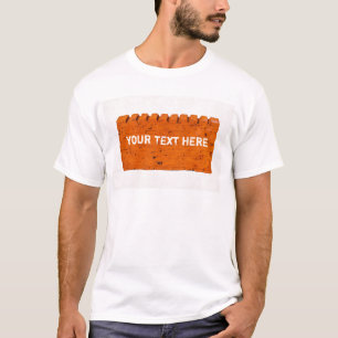 Orangefarbener Stein - Atom der Schöpfung T-Shirt