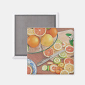 orangefarbener Stift, zeichnend Druck Magnet (Vorderseite/Rückseite)