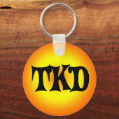 Orangefarbener TKD-Schlüsselanhänger Schlüsselanhänger (Vorderseite)