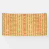 orangefarbener und gelber Hintergrund mit kleinen Banner (Horizontal)