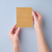orangefarbener und gelber Hintergrund mit kleinen Flyer (Gruppe)