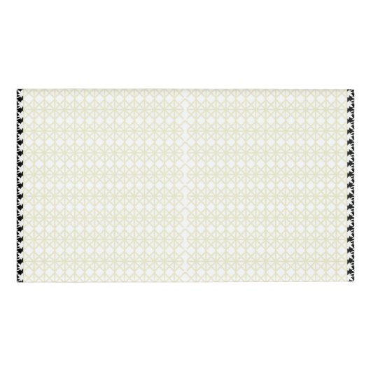 orangefarbener und gelber Hintergrund mit kleinen  Namenschild (Vorderseite)