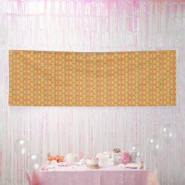 orangefarbener und gelber Hintergrund mit Muster Banner