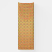 orangefarbener und gelber Hintergrund mit Muster Banner (Vertikal)