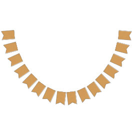 orangefarbener und gelber Hintergrund mit Muster Wimpelkette