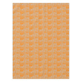 Orangefarbener und grauer Marmor Tischdecke (Vorderseite)
