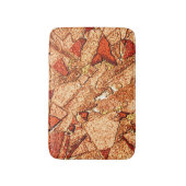 Orangefarbener Vulkangestein zeichnend Badematte (Vorderseite Vertikal)