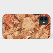 Orangefarbener Vulkangestein zeichnend Case-Mate iPhone Hülle (Rückseite (Horizontal))