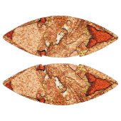 Orangefarbener Vulkangestein zeichnend Football (Paneele)