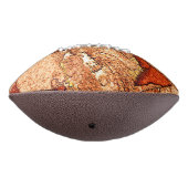 Orangefarbener Vulkangestein zeichnend Football (Gedreht 270)