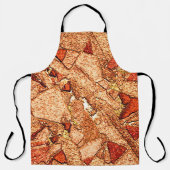 Orangefarbener Vulkangestein zeichnend Schürze (Vorderseite)