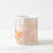 Orangefarbener Wasserfall personalisiert Kaffeetasse (Mittel)