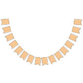 orangefarbener weißer Hintergrund mit Muster Wimpelkette (Alle)