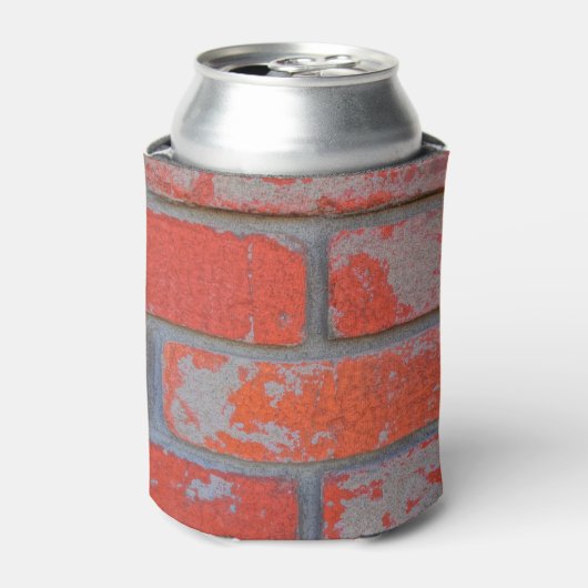 Orangefarbener Ziegeleimer Dosenkühler (Kanne Vorderseite)