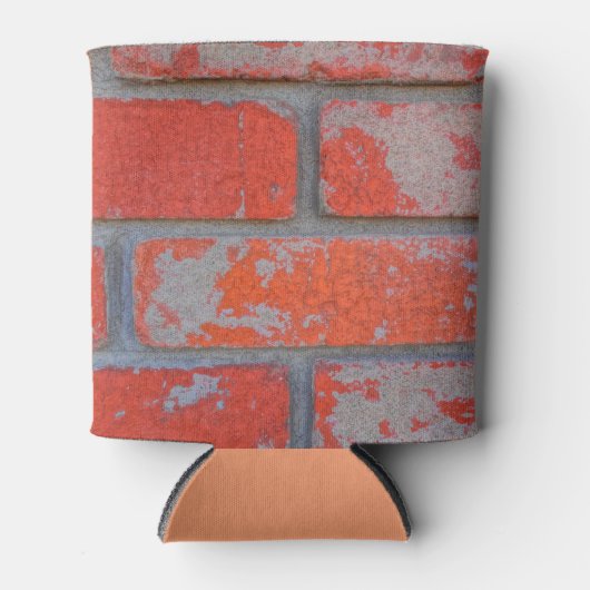 Orangefarbener Ziegeleimer Dosenkühler (Vorderseite)