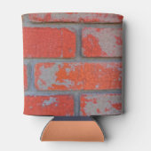 Orangefarbener Ziegeleimer Dosenkühler (Rückseite)