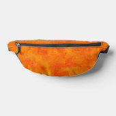 Orangefarbenes Abstraktes Muster Bauchtasche (Ablage )