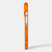 Orangefarbenes Abstraktes Muster Case-Mate iPhone Hülle (Rückseite / Links)