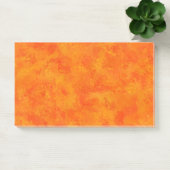 Orangefarbenes Abstraktes Muster Post-it Klebezettel (Büro)