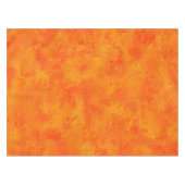 Orangefarbenes Abstraktes Muster Tischdecke (Vorderseite (Horizontal))
