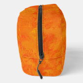 Orangefarbenes Abstraktes Muster Waschbeutel (Rechts)