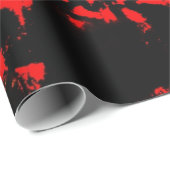 Orangefarbenes abstraktes Papier, Helligkeit erfre Geschenkpapier (Rolleneckpunkt)