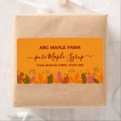 Orangefarbenes Ahorn-Blätter (Insitu)