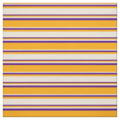Orangefarbenes, Bisque- und Indigo-farbenes Muster Stoff (Muster)