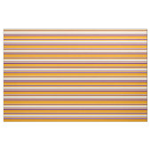Orangefarbenes, Bisque- und Indigo-farbenes Muster Stoff (Fat Quarter (45,7 x 55,9 cm))