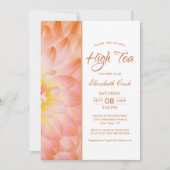 Orangefarbenes Brautparty Einladung (Vorderseite)