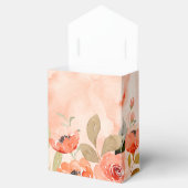 Orangefarbenes Brautparty Geschenkschachtel (Geöffnet)