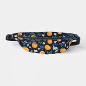 Orangefarbenes Delight Muster Bauchtasche (Vorderseite)