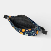 Orangefarbenes Delight Muster Bauchtasche (Offen)