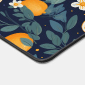 Orangefarbenes Delight Muster Schreibtischunterlage (Ecke)