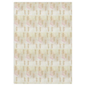 Orangefarbenes Designtuch Tischdecke (Vorderseite)