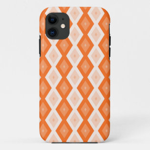 Orangefarbenes Diamantmuster Case-Mate iPhone Hülle