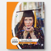 Orangefarbenes Foto Abschluss Fotoplatte (Vorderseite)