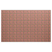 Orangefarbenes Fruchtmuster Stoff (Fat Quarter (45,7 x 55,9 cm))