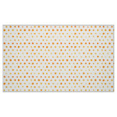 Orangefarbenes gelbes Punktmuster Stoff (Fat Quarter (45,7 x 55,9 cm))