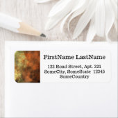 Orangefarbenes, gelbes und graues nestähnliches Mu (Insitu)