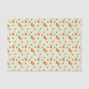 Orangefarbenes Geschenkpapier Seidenpapier
