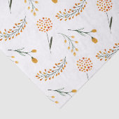 Orangefarbenes Gewebe Seidenpapier (Ausschnitt)