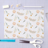 Orangefarbenes Gewebe Seidenpapier (Handwerk)