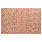 Orangefarbenes Herbstlaub- und Acornmuster Stoff (Fat Quarter (45,7 x 55,9 cm))