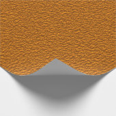 Orangefarbenes Imitat Texturpapier Geschenkpapier (Ecke)