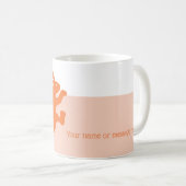 Orangefarbenes Kaninchen! Mug Kaffeetasse (VorderseiteRechts)