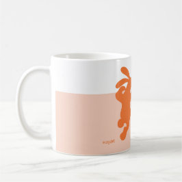 Orangefarbenes Kaninchen! Mug Kaffeetasse